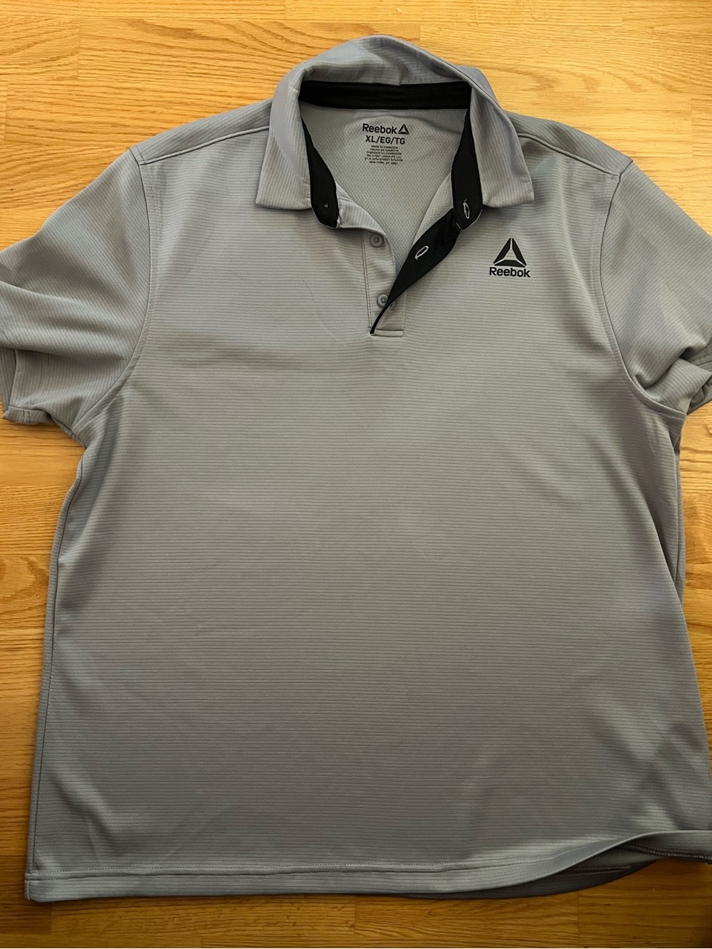 Reebok Men's Grey Polo Performance Shirt